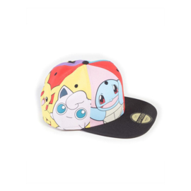 PokÃ©mon Snapback Cap Multi Pop Art