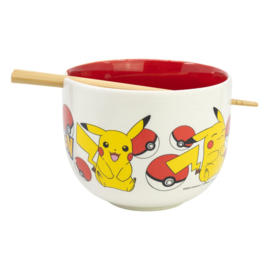 PokÃ©mon Ramen Bowl with Chopsticks Face