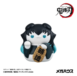 (Pre-order) Demon Slayer: Kimetsu no Yaiba Mega Cat Project Minifigures 6 cm Demon Slayer Fortune Cats ver. 02 Blind Box Display (8) (Repeat)