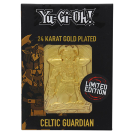 PRE-ORDER Yu-Gi-Oh! Replica Card Celtic Guardian (gold plated)