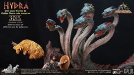 (Pre-order) Ray Harryhausen Painted Statue Hydra with Jason Warrior & Golden Fleece Resin Statue Set 30 cm