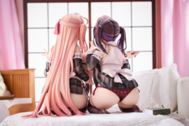(Pre-order) Original Character PVC Statues 1/5 2-Set Koho Miya & Otsuhane Fuwari illustration by Ninoude 18 cm    