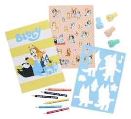 (Pre-order) Bluey 14-Piece Creative Colouring Set