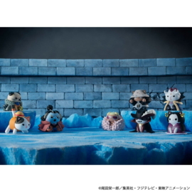 (Pre-order) One Piece Mega Cat Project Nyan Piece Nyan! Luffy & the Seven Warlords of the Sea Mini Figures 3 cm Blind Box Display (8) (Repeat)