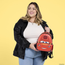 (Pre-order) Cars by Loungefly Mini Backpack 20th Anniversary Lightning McQueen Metallic LightUp
