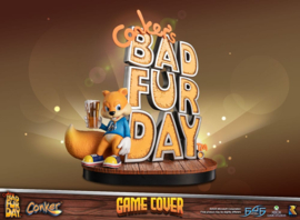 (Pre-order) ConkerÂ´s Bad Fur Day Statue Game Cover Exclusive Edition 45 cm
