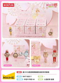 (Pre-order) Card Captor Sakura: Clear Card Wristwatch Sakura Clear Time Series Blind Box Display (9)