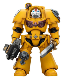(Pre-order) Warhammer 40,000 Action Figure Imperial Fists Terminator 1 with Power Sword and Storm Bolter 14 cm