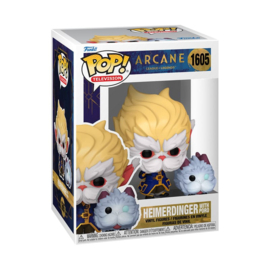(Pre-order) Arcane League of Legends POP! Vinyl Figure Heimerdinger w/Poro 9 cm