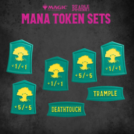 PRE-ORDER Magic the Gathering Dice and Token Pack Green Mana