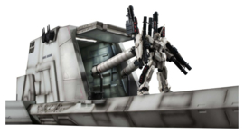 (Pre-order) Gundam Unicorn Realistic Model Series Diorama 1/144 Scale Nahel Argama Catapult Deck (UC ver.) 138 cm