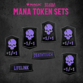 PRE-ORDER Magic the Gathering Dice and Token Pack Black Mana