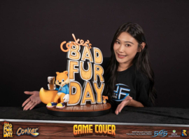 (Pre-order) ConkerÂ´s Bad Fur Day Statue Game Cover Exclusive Edition 45 cm