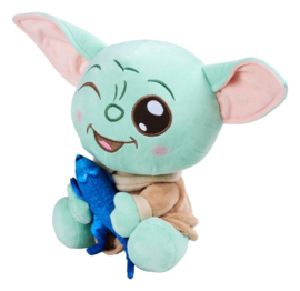 (Pre-order) Star Wars Mandalorian Plush Figure Grogu with Lizard 25 cm