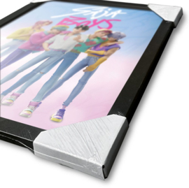 KPop Demon Hunters Collector Print Framed Poster Saja Boys