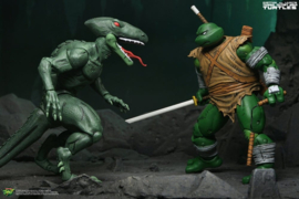 (Pre-order) Teenage Mutant Ninja Turtles (Mirage Comics) Action Figure 2-Pack Daimyo Orkai & Raptor 18 cm