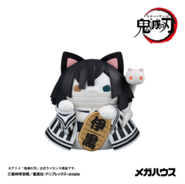 (Pre-order) Demon Slayer: Kimetsu no Yaiba Mega Cat Project Minifigures 6 cm Demon Slayer Fortune Cats ver. 02 Blind Box Display (8) (Repeat)