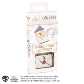 (Pre-order) Harry Potter Metal Keychain Hogwarts Acceptance Letter 