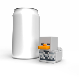Minecraft Tubbz Mini PVC Figure Skeleton 5 cm