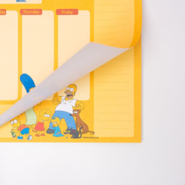 (Pre-order) The Simpsons Weekly Planner A4
