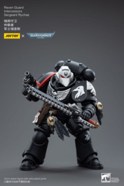 PRE-ORDER Warhammer 40k Action Figure 1/18 Raven Guard Intercessors Sergeant Rychas 12 cm