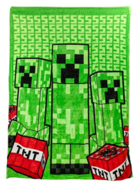 (Pre-order) Minecraft Cushion Blanket Creeper 2-in-1 Foldable 150 cm