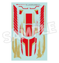 (Pre-order) Hatsune Miku GSR Character Customization Series 052 Sticker Set for GSR Cars 1/10 Racing Miku SPA 2025 Ver.