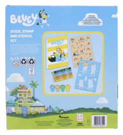 (Pre-order) Bluey 14-Piece Creative Colouring Set