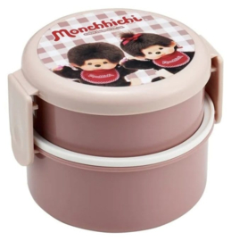 (Pre-order) Monchhichi Two Layer Round Shape Lunch Box