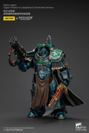 (Pre-order) Warhammer The Horus Heresy Action Figure Alpha Legion Legion Praetor in Cataphractii Terminator Armour 18 cm