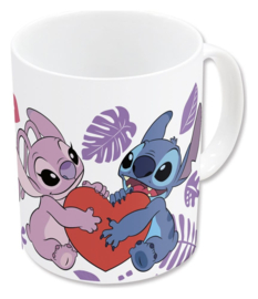 Lilo & Stitch Mug Angel & Stitch Heart 325 ml 