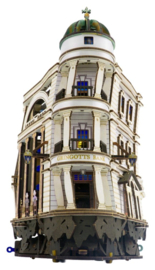 Harry Potter Wooden Model Kit Gringotts Bank Marble Run