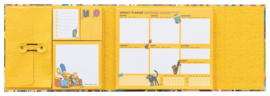 (Pre-order) The Simpsons Weekly Planner with Sticky Notes 19 x 17 cm