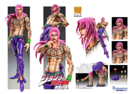 PRE-ORDER JoJo's Bizarre Adventure Part5 Super Action Action Figure Chozokado (Diavolo) (re-run) 15 cm