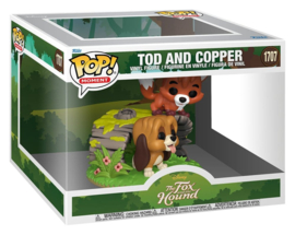 (Pre-order) The Fox and the Hound POP Moments Vinyl Figures Tod & Copper 9 cm 