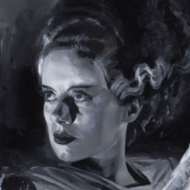 (Pre-order) Bride of Frankenstein Art Print Bride of Frankenstein by Chris Valentine 41 x 31 cm - unframed