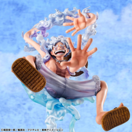 (Pre-order) One Piece Portrait.Of.Pirates PVC Figure "Evolutionary History" Monkey D. Luffy "Gear Fifth" 26 cm