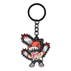 (Pre-order) Chainsaw Man Rubber Keychain Chainsaw Man