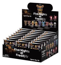 (Pre-order) Five Nights at Freddy's 3D PVC Bag Clips Series 1 Display (24)