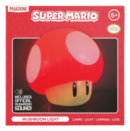 (Pre-order) Super Mario Mini Light with Sound Mushroom 12 cm