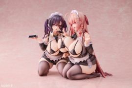 (Pre-order) Original Character PVC Statues 1/5 2-Set Koho Miya & Otsuhane Fuwari illustration by Ninoude 18 cm    