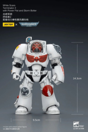 (Pre-order) Warhammer 40,000 Action Figure White Scars Terminator 2 with Power Fist and Storm Bolter 14 cm