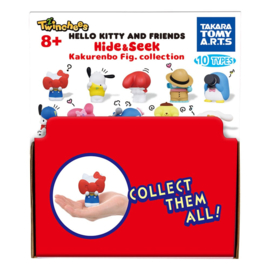 (Pre-order) Sanrio Twinchees Mini Figures Hello Kitty & Friends Hide Â´nÂ´ Seek 5 cm Display (24)