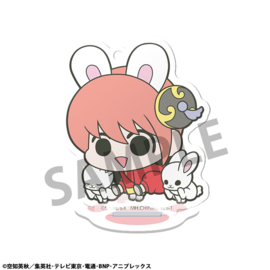 Gintama Acrylic Figure Prince Hata & Animal Paradise 6 cm Display (6)