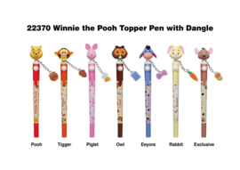 (Pre-order) Winnie-the-Pooh 3D Head Topper Spinning Pen Blind Box Display (16)
