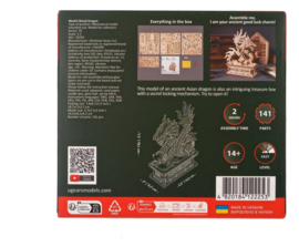(Pre-order) Ugears Wooden Model Kit Wood Dragon