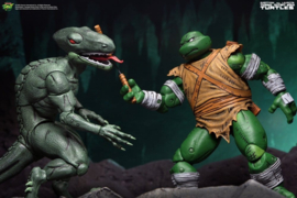 (Pre-order) Teenage Mutant Ninja Turtles (Mirage Comics) Action Figure 2-Pack Daimyo Orkai & Raptor 18 cm