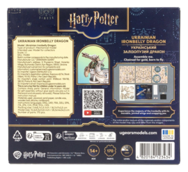 Harry Potter Wooden Model Kit Ukrainian Ironbelly Dragon