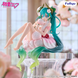 (Pre-order) Hatsune Miku Noodle Stopper PVC Figure Flower Fairy White Plum Blossom 13 cm