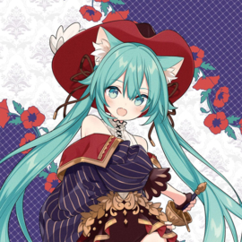 Hatsune Miku PVC Statue Hatsune Miku Wonderland Puss in Boots 18 cm (with bonus)